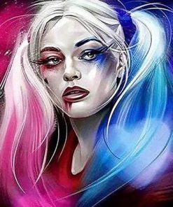 Harley Quinn Art paint by number