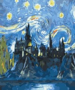 Harry Potter Starry Night Paint By Number