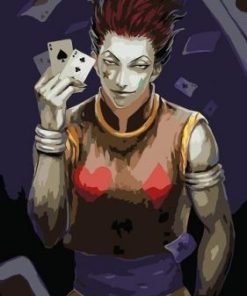 Hisoka With Cards Paint By Number