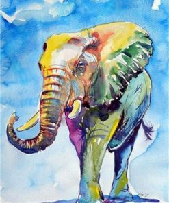 Hot Elephant Paint By Number