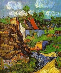 Houses In Auvers By Van Gogh Paint By Number