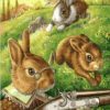 Hunter Rabbits Paint By Number