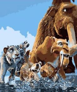 Ice Age Animals Paint By Number