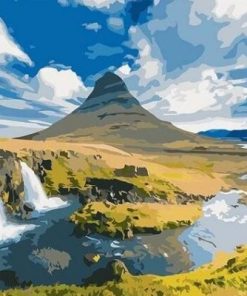 Icelandic Waterfalls Paint By Number