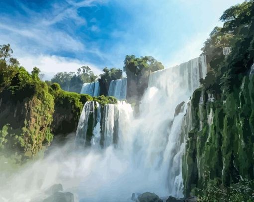 Iguazu Falls Paint By Number