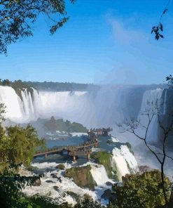 Iguazu Waterfalls Paint By Number