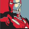 Iron Man Poster Paint By Number