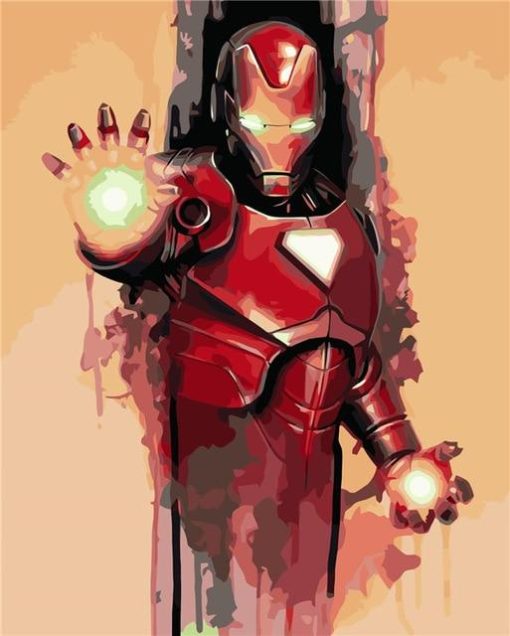 Iron Man The Avengers Paint By Number