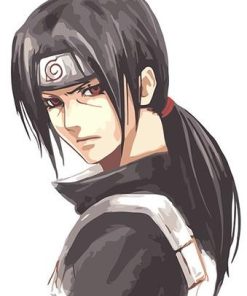 Itachi Uchiha Long Hair paint by numbers