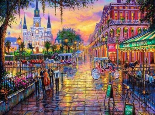 Jackson Square New Orleans Paint By Number