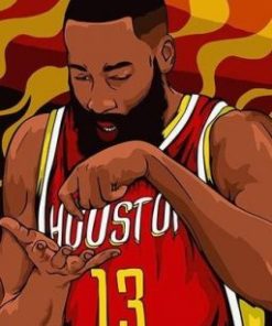 James Harden Paint By Number