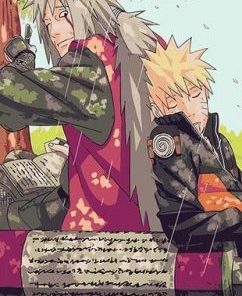 Jiraiya and Naruto Paint By Number