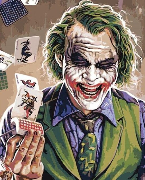 Joker Playing Cards Paint By Number