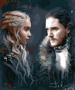 Jon and Daenerys Paint By Number