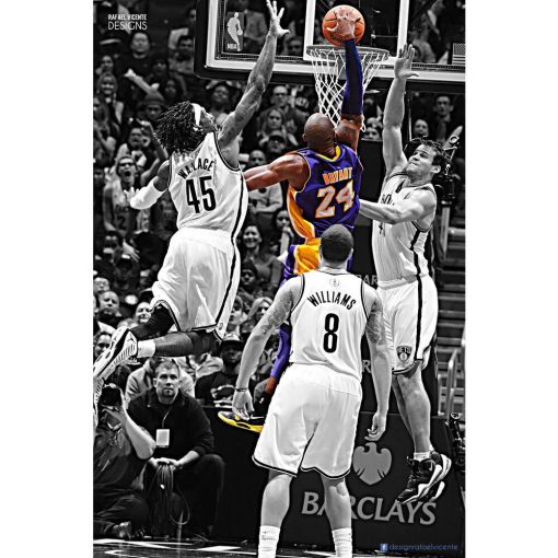 Kobe Bryant Legendary Dunk Paint By Number