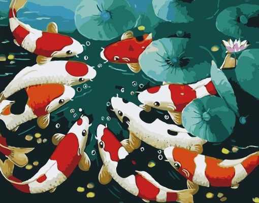 Koi Fish Paint By Number