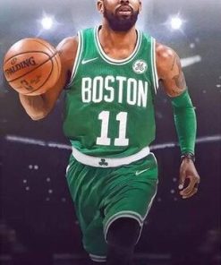 Kyrie Irving in Celtics Jersey paint by number