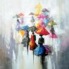 Ladie With Umbrellas Paint By Number