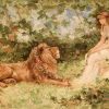 Lady and Her Lion Paint By Number