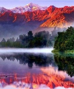 Lake Matheson Paint By Number