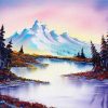 Lake Snow Mountain Paint By Number