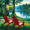 Lakeside Chairs Paint By Number