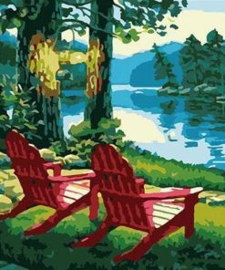 Lakeside Chairs Paint By Number