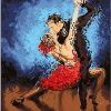 Latin Dancers Couple Paint By Number