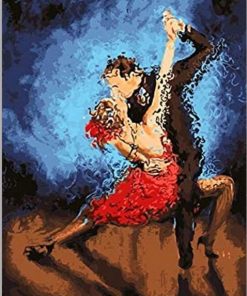 Latin Dancers Couple Paint By Number