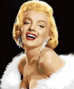 Laughing Marilyn Monroe Paint By Number