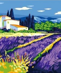 Lavender Field Paint By Number