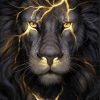 Lightning Lion Paint By Number