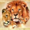 Lion Family Paint By Number