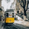 Lisbon Yellow Cable Car Paint By Number