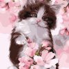 Little Pretty Cat Paint By Number