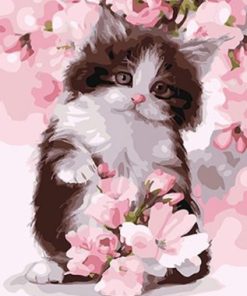 Little Pretty Cat Paint By Number