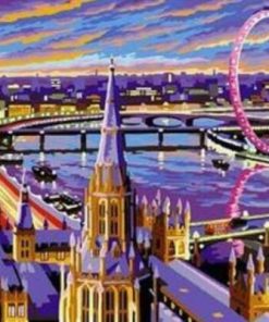 London Eye and Big Ben Paint By Number