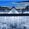 Louvre Museum Paris Paint By Number