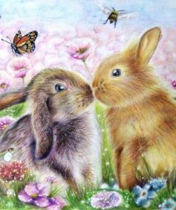 Lover Rabbits Paint By Number