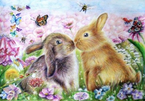 Lover Rabbits Paint By Number