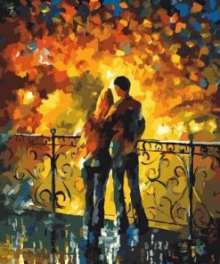 Lovers At The Bridge Paint By Number