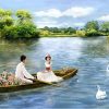 Lovers In A Boat Paint By Number