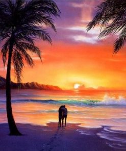 Lovers Watching Sunset Paint By Number