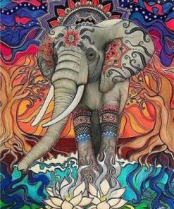 Majestic Elephant Paint By Number