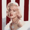 Marilyn Monroe Dress Style Paint By Number