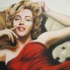 Marilyn Monroe In Red Dress Paint By Number