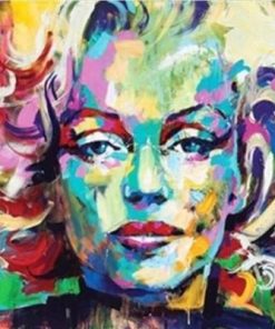 Marilyn Monroe Portrait Paint By Number