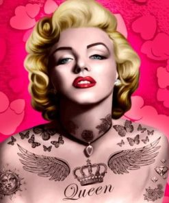 Marilyn Monroe Tattoos Paint By Number