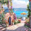 Mediterranean Seaside Paint By Number