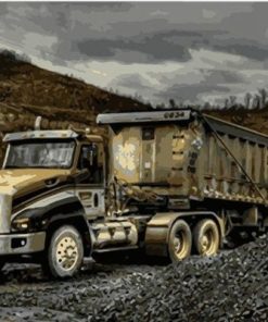 Mining Truck Paint By Number